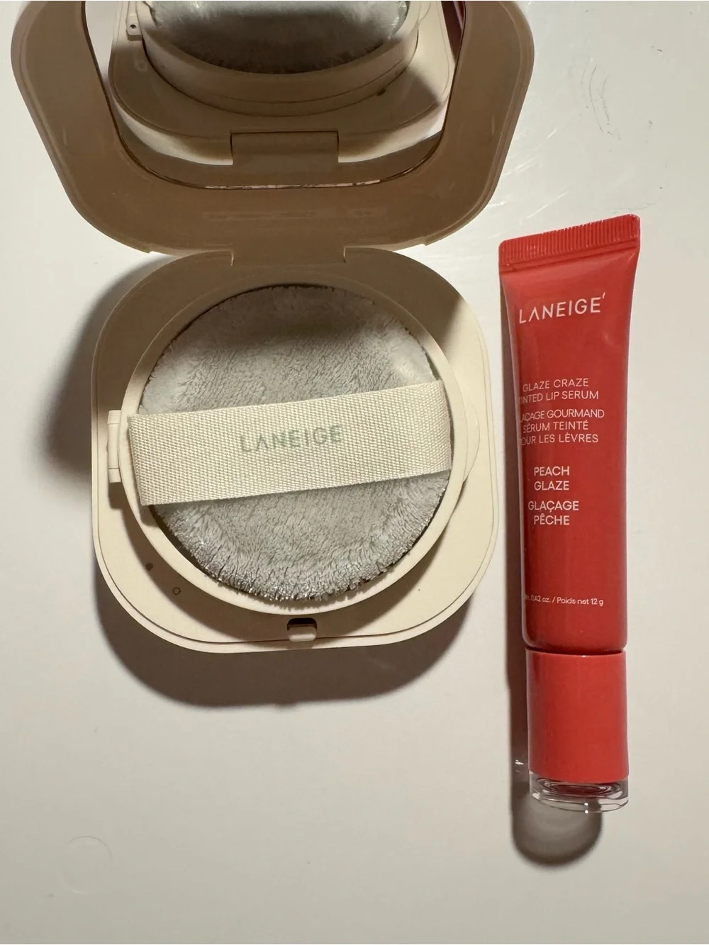 LANEIGE Neo Blur & Peach Glaze Lip Set
